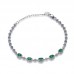 Natural Emerald & Diamond Gold Bracelet SS4001