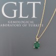 Pear Drop Emerald 14K Yellow Gold Necklace 