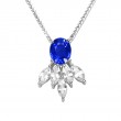 Oval Sapphire & Marquise Diamond Necklace SS2026