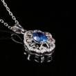 Oval Sapphire & Diamond Vintage Necklace SS2020