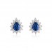 Pear Sapphire & Diamond Classic Earrings SS3019