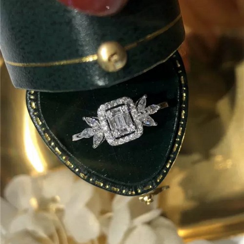 Baguette Marquise Diamond Design Rings SS0238