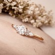 Pear Drop Diamond Engagement Ring 