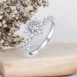 GIA Certificate Diamond Snowflake Ring SS0012