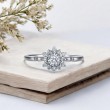 Snowflake Effect Diamond 14K Gold Ring SS0206