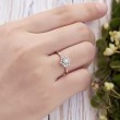 Snowflake Effect Diamond 14K Gold Ring SS0206