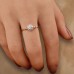 Halo Design Diamond Engagement Ring SS0366