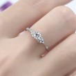 Cluster Vintage Engagement Diamond Ring SS0016