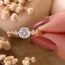 HRD Certificate Diamond Engagement Ring SS0364