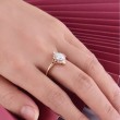 HRD Certificate Drop Diamond Engagement Ring  