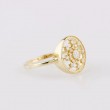 Diamond 14K Solid Yellow Gold Ring SS0140