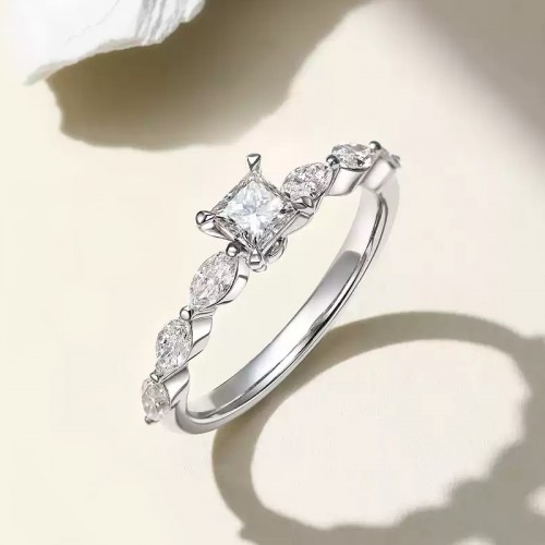 Princess & Marquise Diamond Engagement Ring SS0296