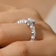 Princess & Marquise Diamond Engagement Ring SS0296