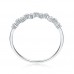 Wedding Band Diamond Half Eternity Ring SS0155