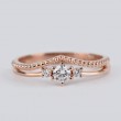 14K Rose Gold Diamond Setting Rings SS0001