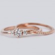 14K Rose Gold Diamond Setting Rings SS0001