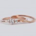 14K Rose Gold Diamond Setting Rings SS0001