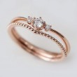 14K Rose Gold Diamond Setting Rings SS0001