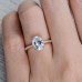 Aquamarine & Diamond Engagement Ring SS0015