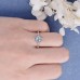 Aquamarine & Diamond Engagement Ring SS0333