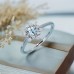 Aquamarine & Diamond Snowflake Ring SS0048