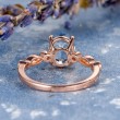 Aquamarine & Diamond Rose Gold Ring SS0030