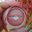 Aquamarine & Diamond Vintage Engagement Ring SS0025