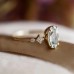 Oval Aquamarine& Diamond Vintage Ring SS0069