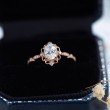 White Morganite & Diamond Vintage Ring SS0257