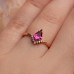 Kite Pink Tourmaline & Diamond Ring SS0180