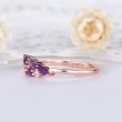 Marquise Amethyst & Diamond Design Ring SS0199