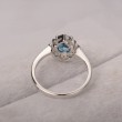 London Blue Topaz & Diamond Ring SS0063