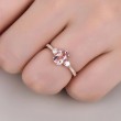 Oval Morganite & Diamond Engagement Ring SS0075