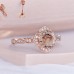 Vintage Morganite & Diamond Ring SS0058