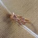 Morganite & Diamond Engagement Leaf Ring 