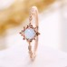 Natural Opal & Diamond Vintage Ring SS0222