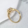 Oval White Morganite & Diamond Vintage Ring SS0312