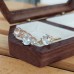 White Morganite & Diamond Leaf Ring SS0156