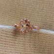 Oval Morganite & Diamond Rose Gold Ring SS0142