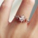 Princess Pink Tourmaline & Diamond Ring SS0289