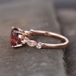 Pink Tourmaline & Diamond Vintage Ring SS0078