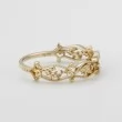 Diamond Gold Leaf Vintage Style Ring SS0326