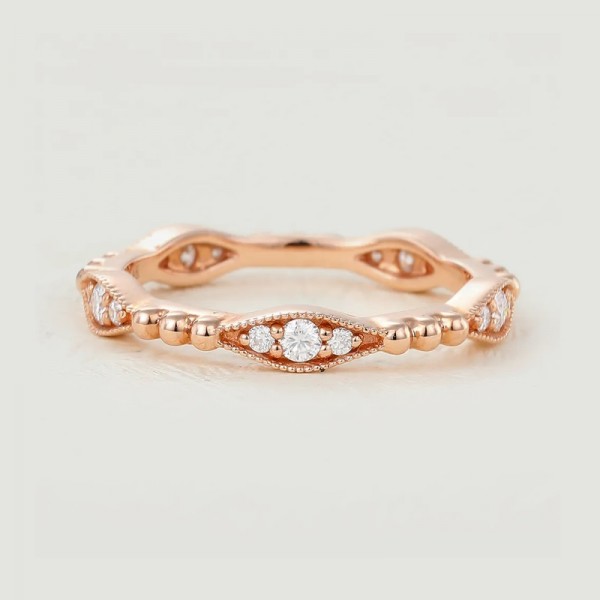 Eternity Diamond Vintage Style Ring SS0322