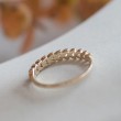 Diamond 14K Gold Leaf Ring SS0267