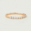 Half Eternity Diamond Gold Wedding Band SS0318