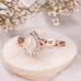 Pear Opal & Diamond Gold Ivy Leaf Ring SS0353