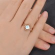 Opal & Diamond Moon Design Vintage Ring SS0360