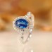Oval Sapphire & Diamond Vintage Ring SS0101